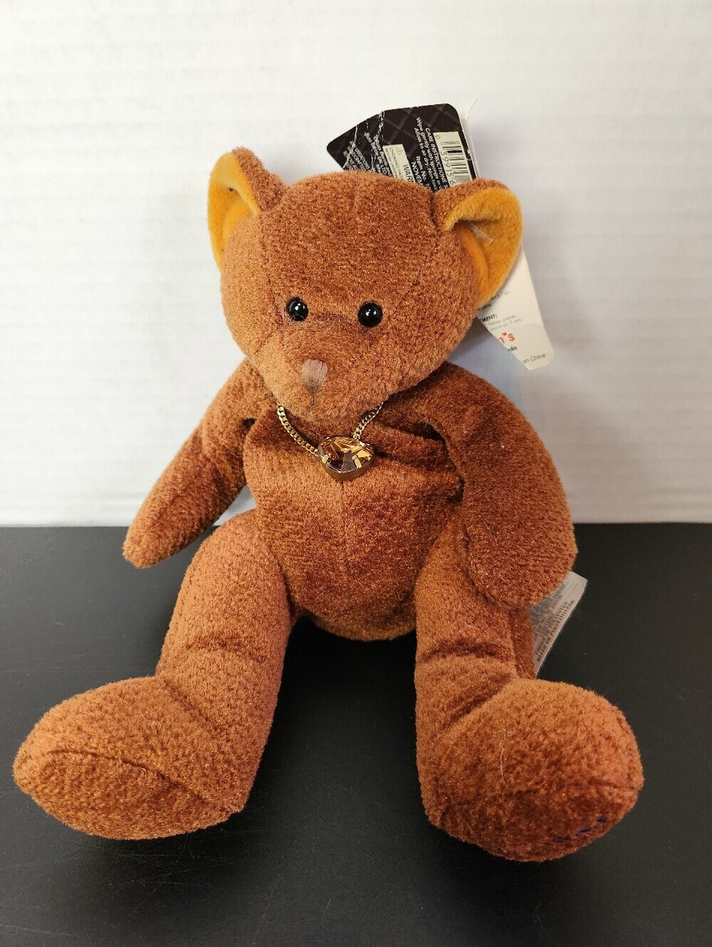 RUSS BERRIE BEARS OF THE MONTH - 7" BEAR - November BIRTHSTONE Topaz